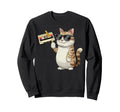 Cassette Tape And Pencil Meme Cat 90S Sweatshirt - Streetwear Style Unisex - T-Shirt, Sweatshirt, Hoodie