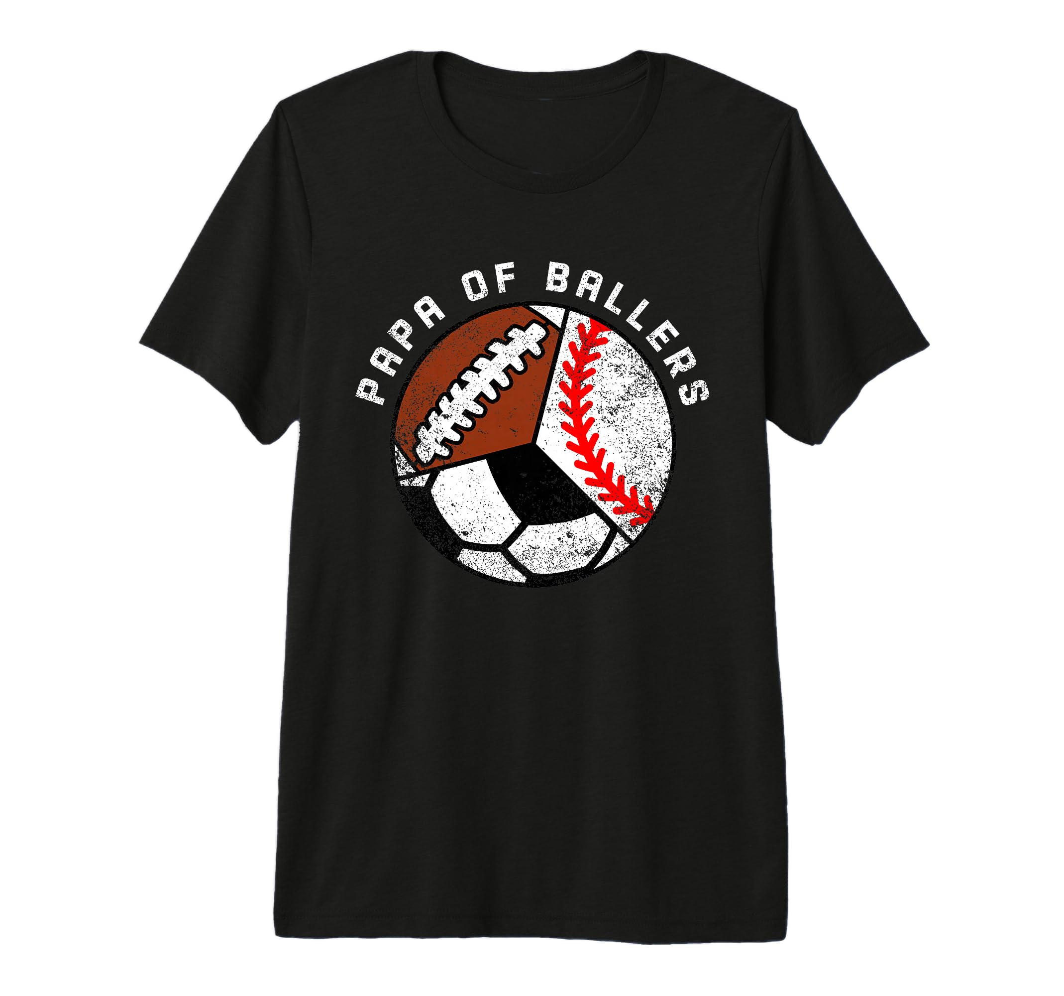 Mens Papa Ballers Funny Baseball T-Shirt - Fun Novelty Design Unisex - T-Shirt, Sweatshirt, Hoodie