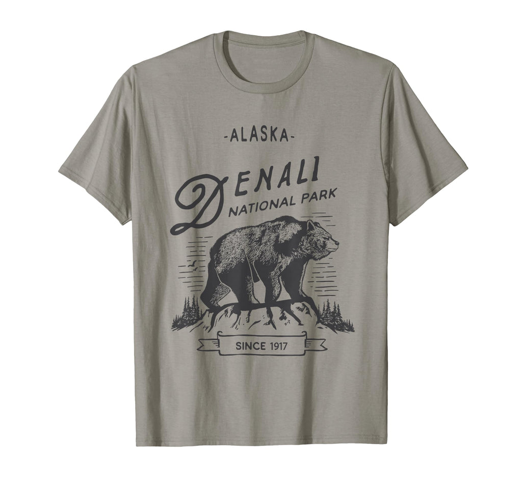 Denali National Park Bear Alaska T-Shirt - Graphic Print for Adults - T-Shirt, Sweatshirt, Hoodie