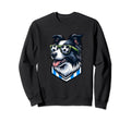 Stylish Border Collie Soccer Fan Sweatshirt - Custom Art Print Men Women - T-Shirt, Sweatshirt, Hoodie