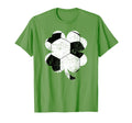 Soccer Shamrock Four Leaf Clover St T-Shirt - Graphic Print Men Women - T-Shirt, Sweatshirt, Hoodie