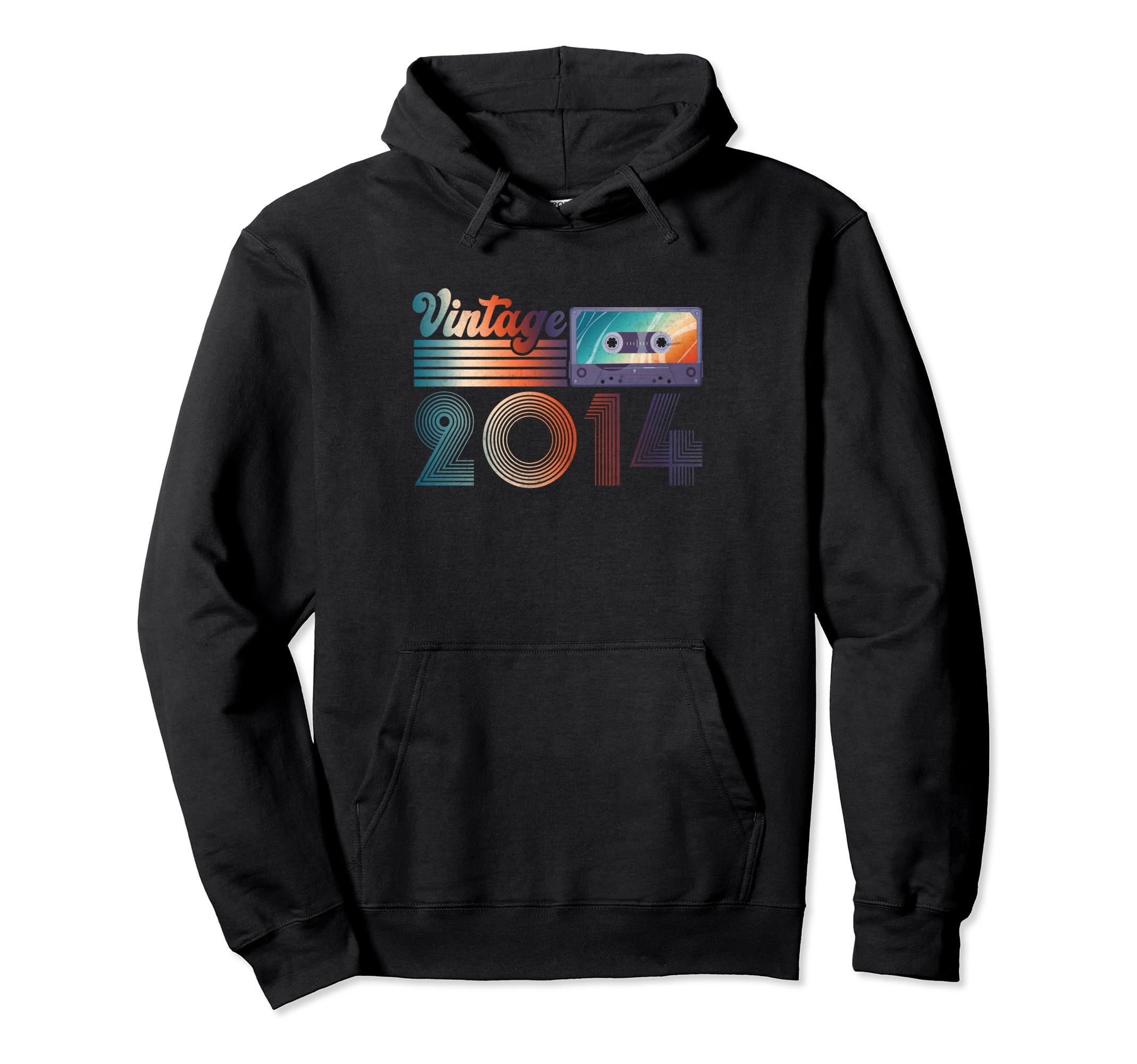 2014 Cassette Tape 10 Years Old 10Th Hoodie - Novelty Apparel Unisex - T-Shirt, Sweatshirt, Hoodie