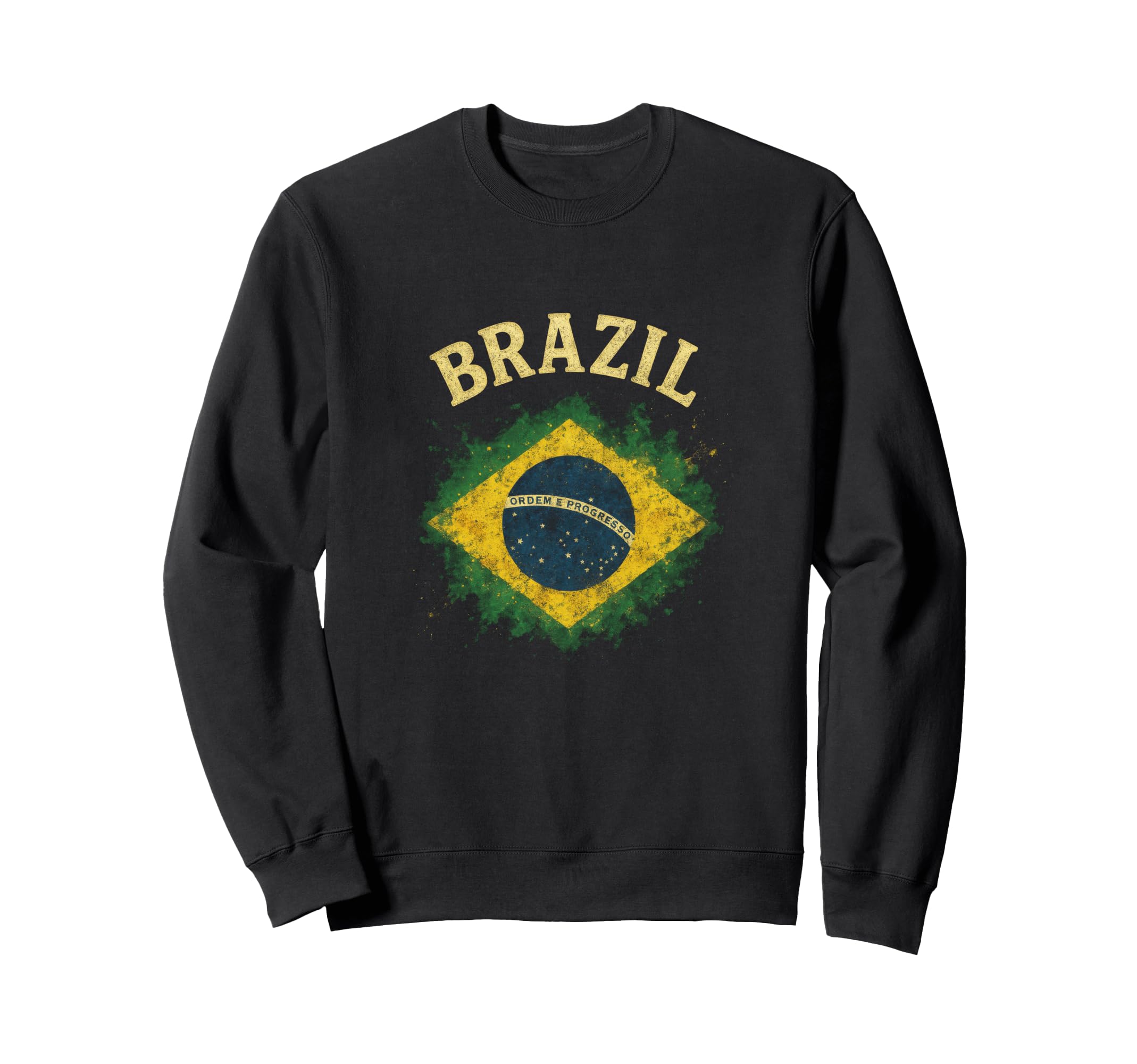 Brazil Brazilian Soccer Pride Flag Sweatshirt - Minimalist Print Men Women - T-Shirt, Sweatshirt, Hoodie