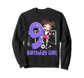 9Th Birthday Soccer Ball Net Sweatshirt - Fun Novelty Design for Adults - T-Shirt, Sweatshirt, Hoodie