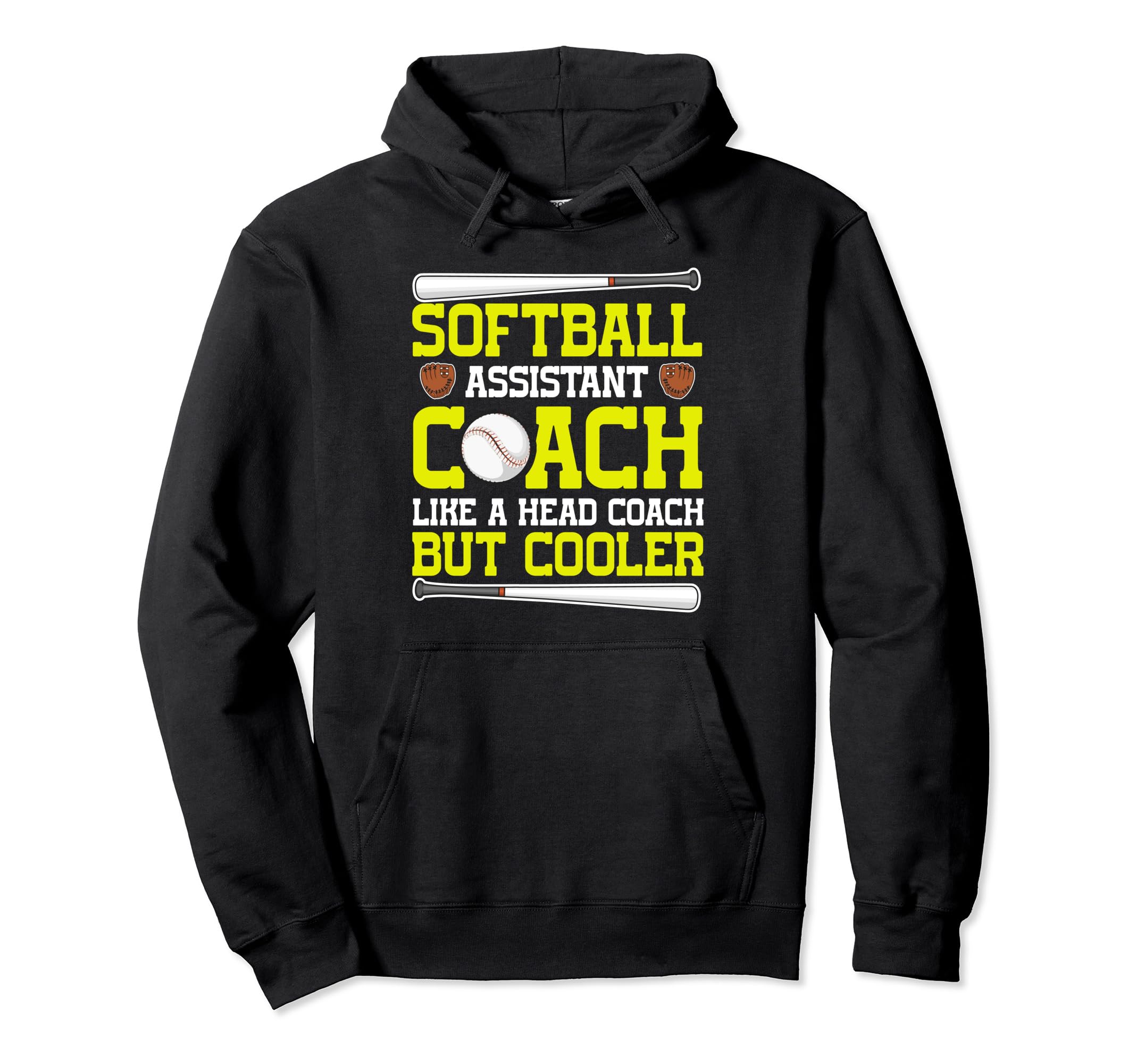 Softball Team Coach Softball Assistant Hoodie - Graphic Print Men Women - T-Shirt, Sweatshirt, Hoodie