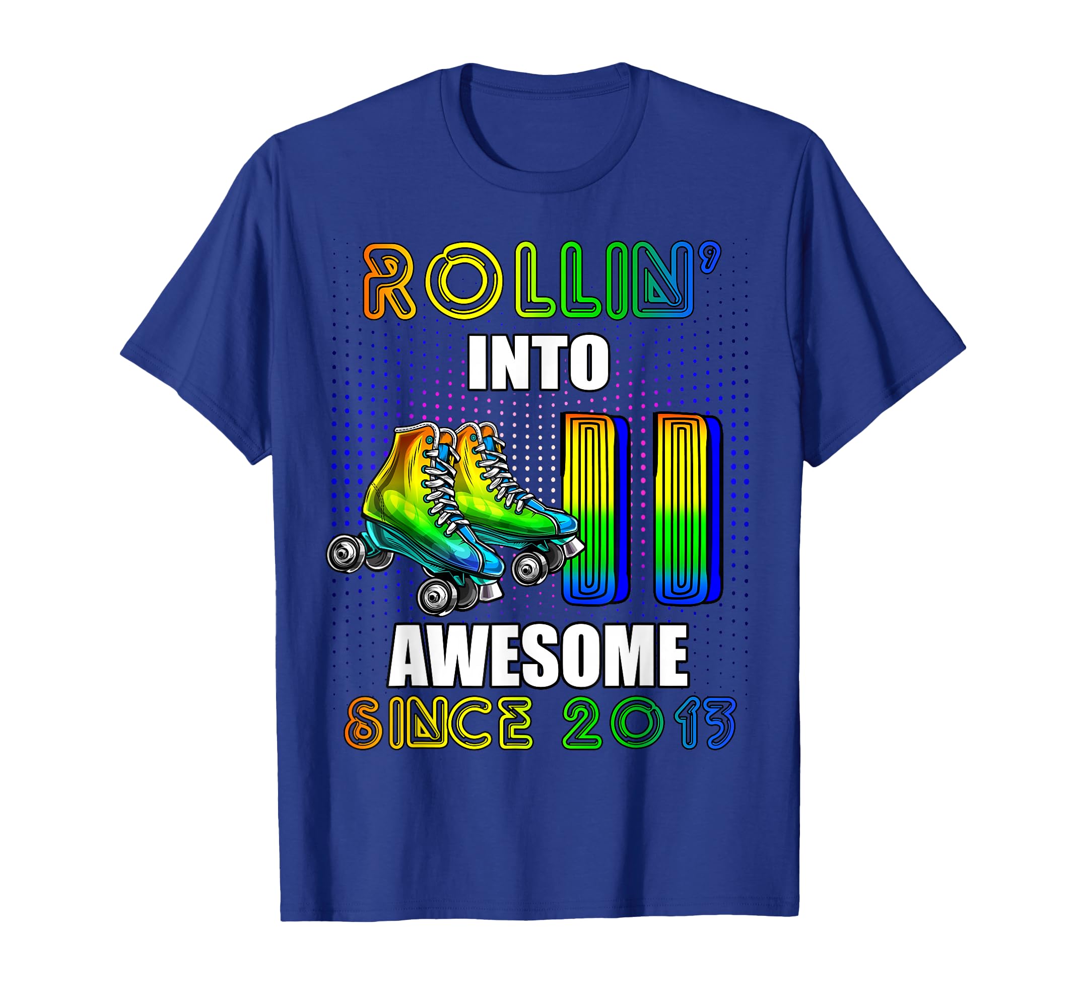 Roller Skating 11Th Birthday Rollin 11 T-Shirt - Unique Graphic Unisex - T-Shirt, Sweatshirt, Hoodie