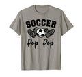 Soccer Pop Pop Matching Family T-Shirt - Fun Novelty Design for Adults - T-Shirt, Sweatshirt, Hoodie