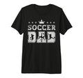 Soccer Dad Fathers Day Soccer Father Tri T-Shirt - Minimalist Print Unisex - T-Shirt, Sweatshirt, Hoodie