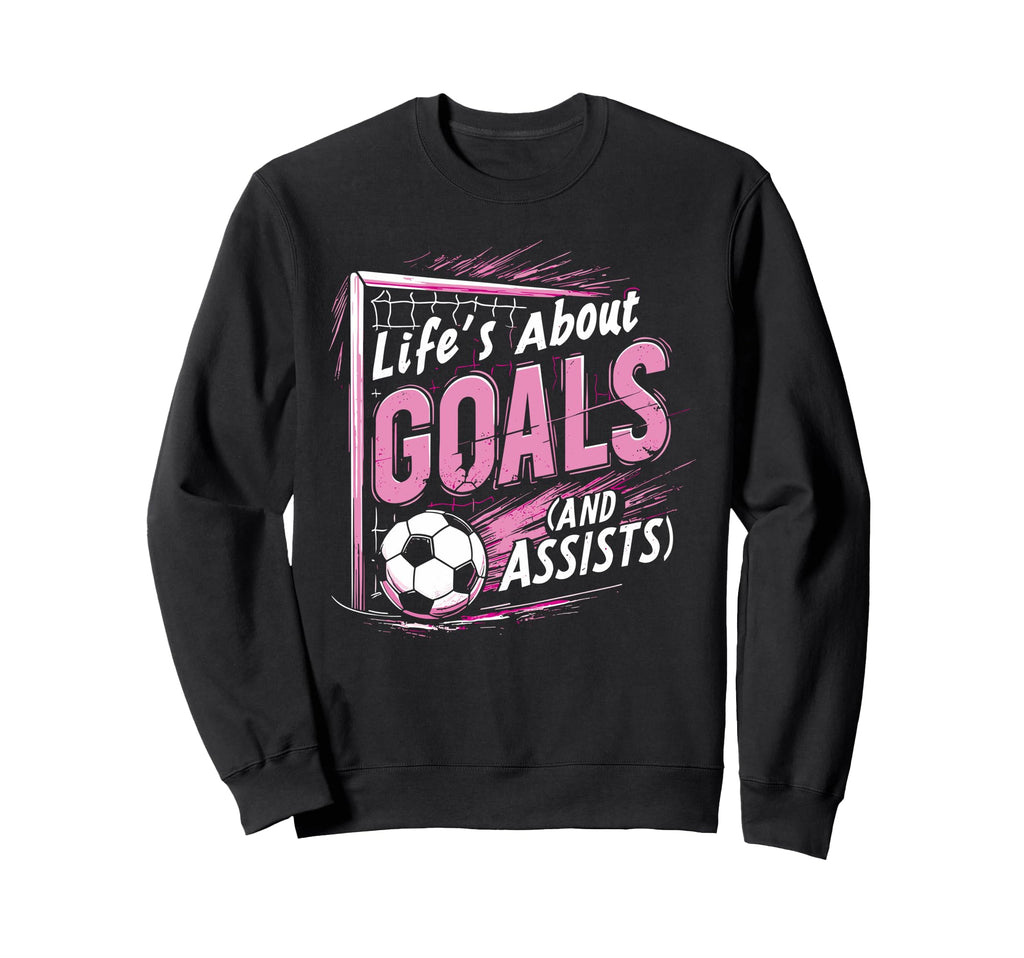 Soccer Soccer Player Lifes About Sweatshirt - Minimalist Print Men Women - T-Shirt, Sweatshirt, Hoodie