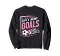Soccer Soccer Player Lifes About Sweatshirt - Minimalist Print Men Women - T-Shirt, Sweatshirt, Hoodie