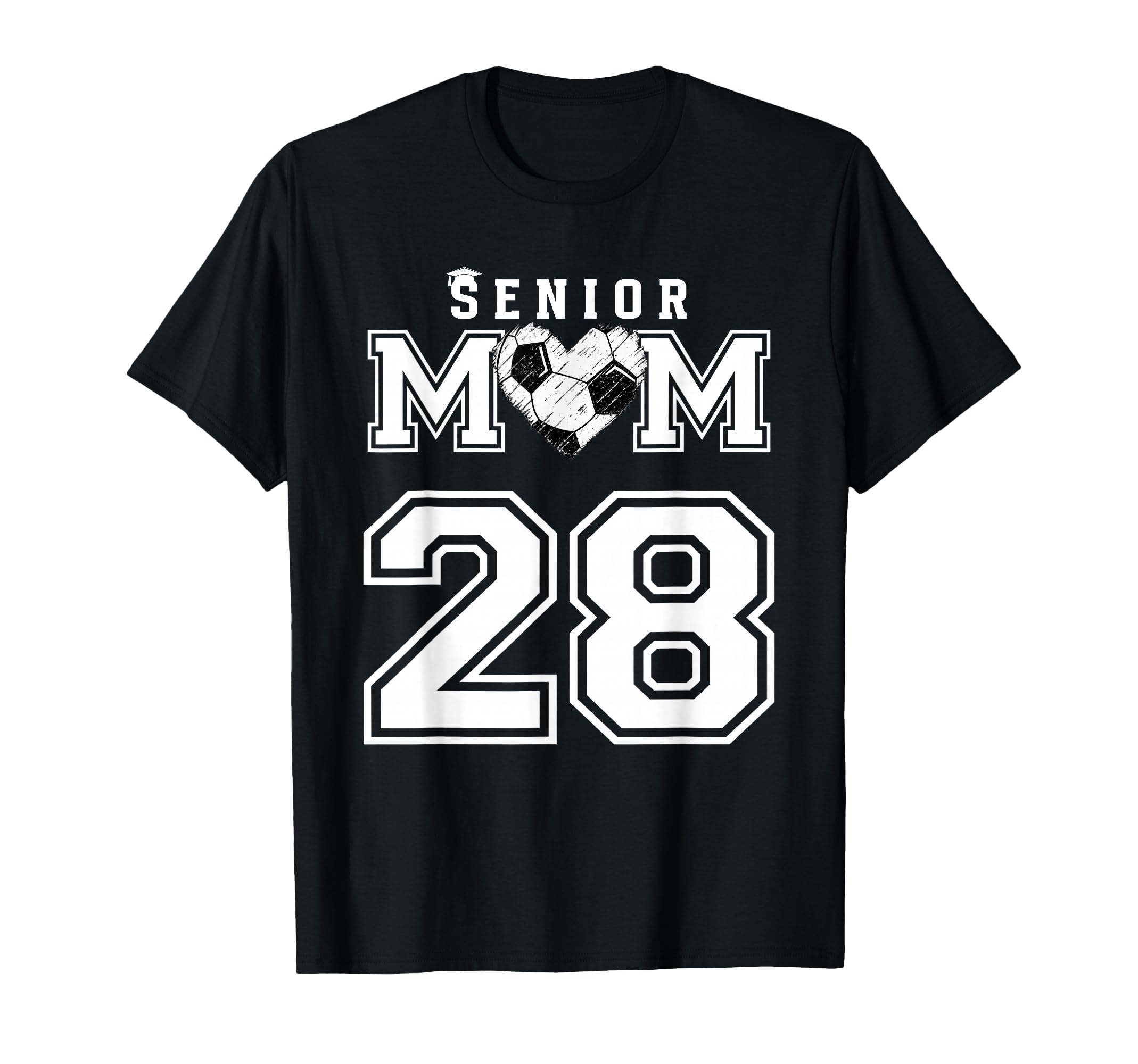 Proud Senior Soccer Mom Custom Jersey T-Shirt - Novelty Apparel Unisex - T-Shirt, Sweatshirt, Hoodie