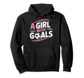 Goals Soccer Players Inspire Empowerment Hoodie - Custom Art Print Unisex - T-Shirt, Sweatshirt, Hoodie