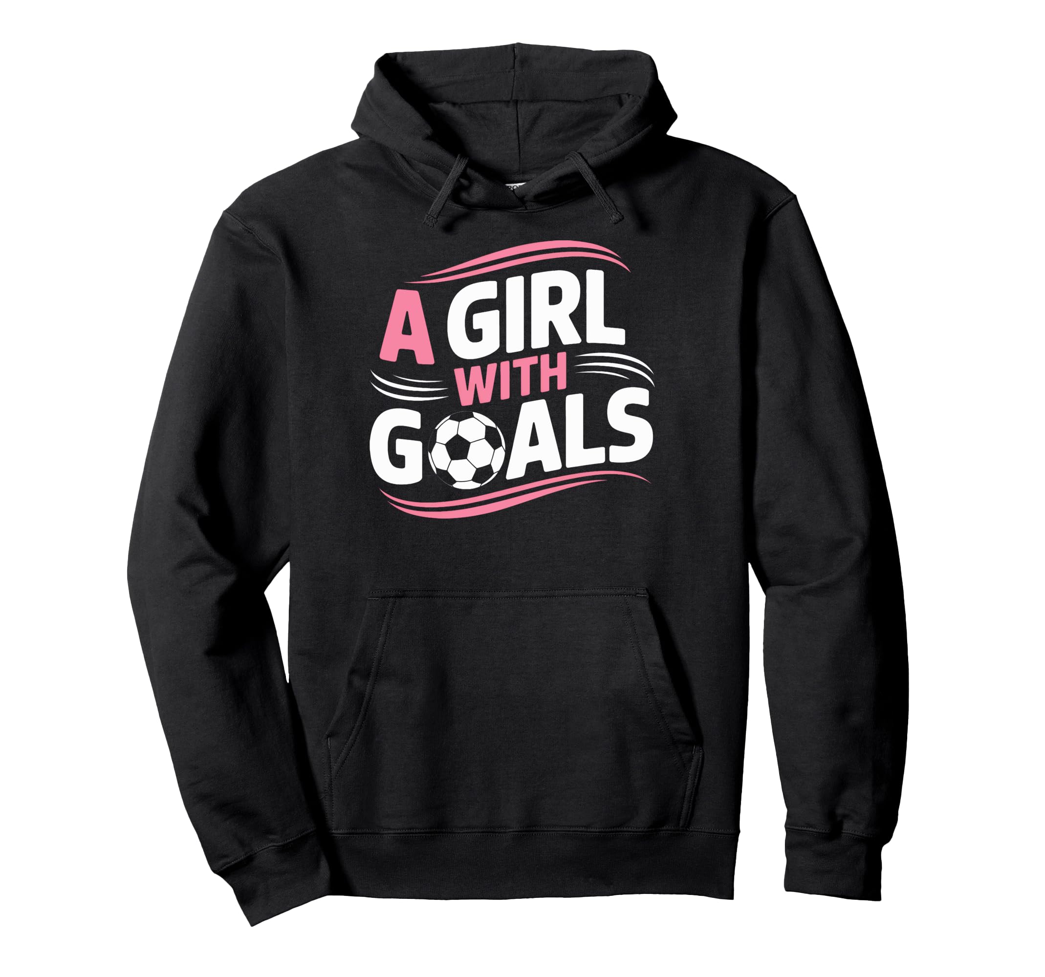 Goals Soccer Players Inspire Empowerment Hoodie - Custom Art Print Unisex - T-Shirt, Sweatshirt, Hoodie