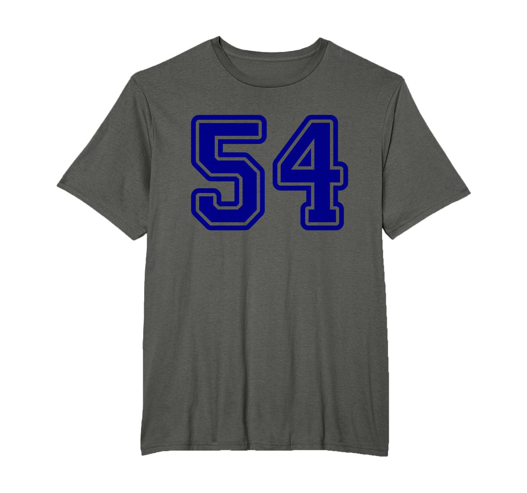Number 54 Blue Sport Number 54 T-Shirt - Novelty Apparel Men Women - T-Shirt, Sweatshirt, Hoodie