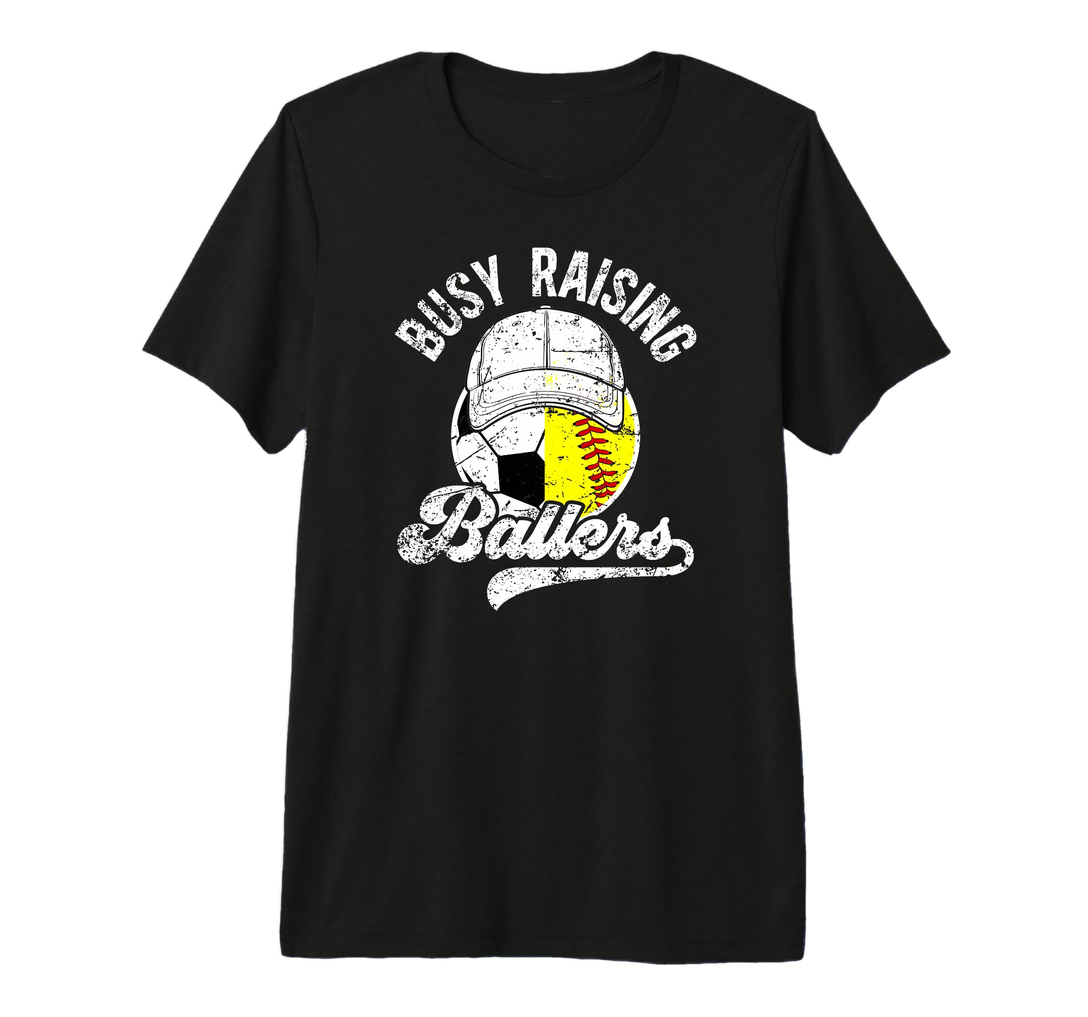 Mens Busy Raising Ballers Softball T-Shirt - Streetwear Style Unisex - T-Shirt, Sweatshirt, Hoodie