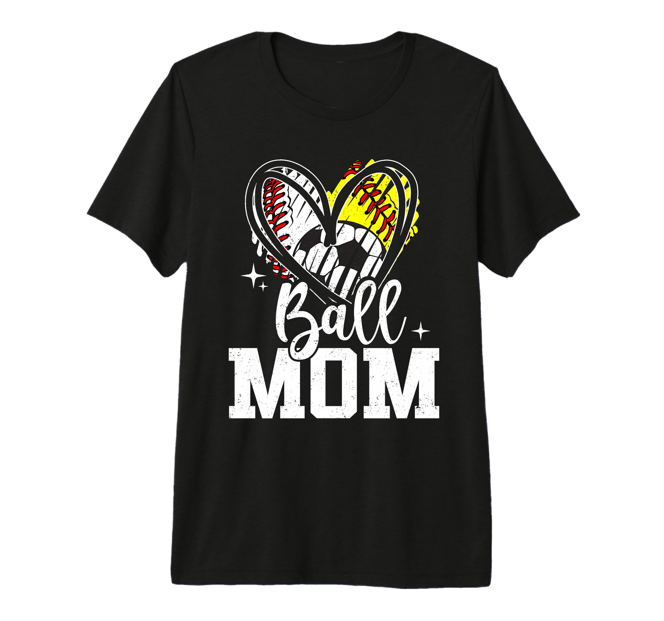 Ball Mom Baseball Softball Soccer Mom T-Shirt - Aesthetic Graphic Unisex - T-Shirt, Sweatshirt, Hoodie