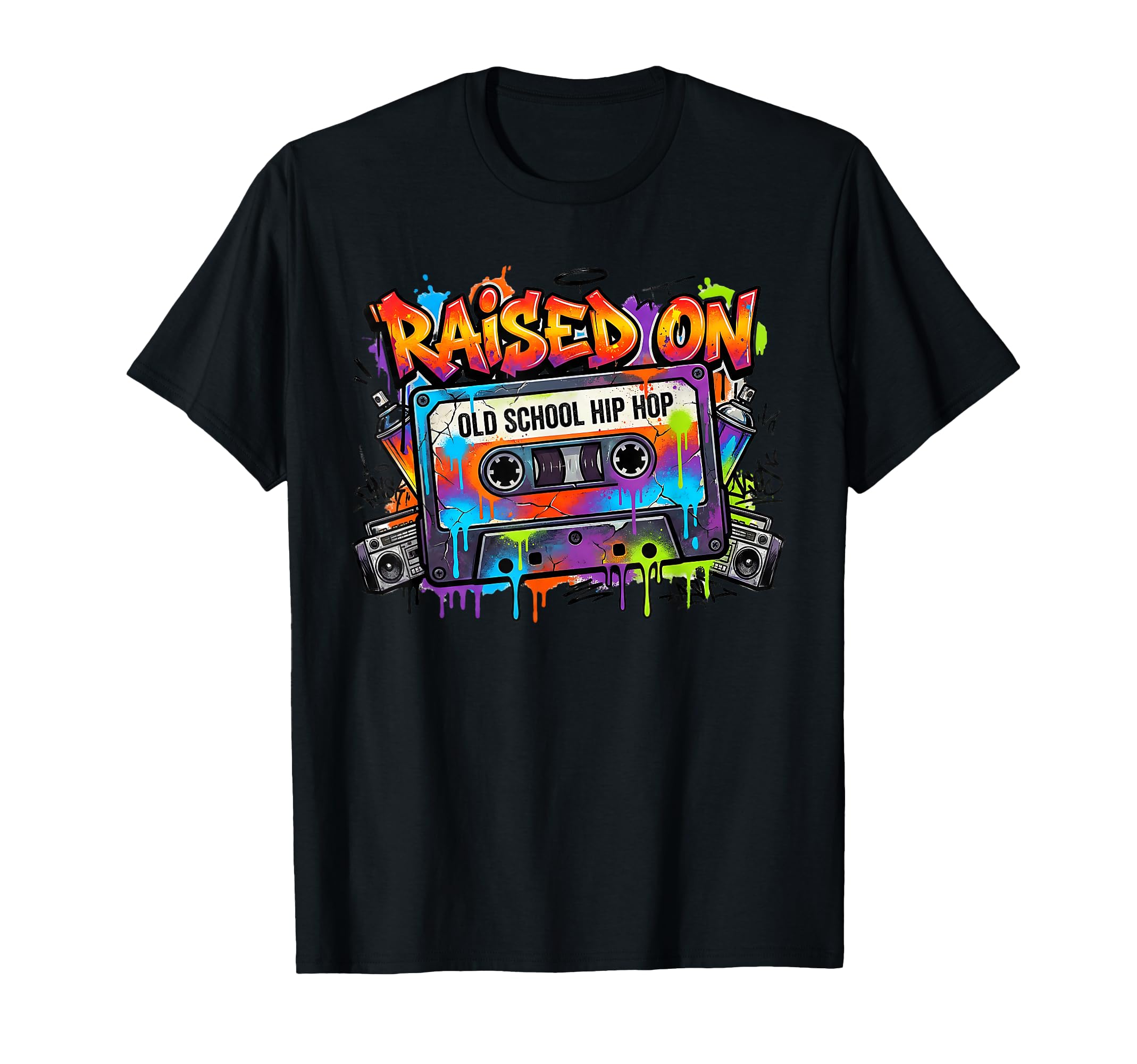 Funny Cassette Graffiti 80S 90S T-Shirt - Minimalist Print for Adults - T-Shirt, Sweatshirt, Hoodie