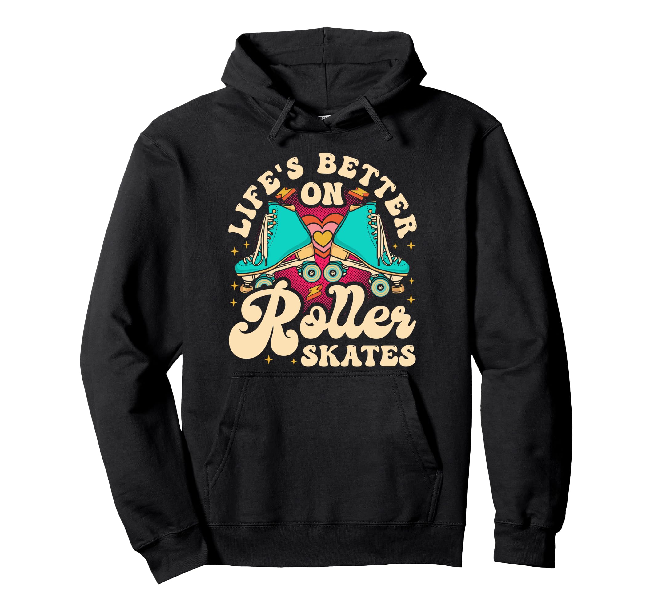 Roller Skating Skate 1970S Lifes Hoodie - Custom Art Print for Adults - T-Shirt, Sweatshirt, Hoodie