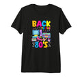 Back To 80S Boombox Roller Skate Tri T-Shirt - Custom Art Print Men Women - T-Shirt, Sweatshirt, Hoodie