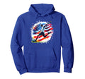 American Flag Soccer Player Teen Hoodie - Custom Art Print for Adults - T-Shirt, Sweatshirt, Hoodie