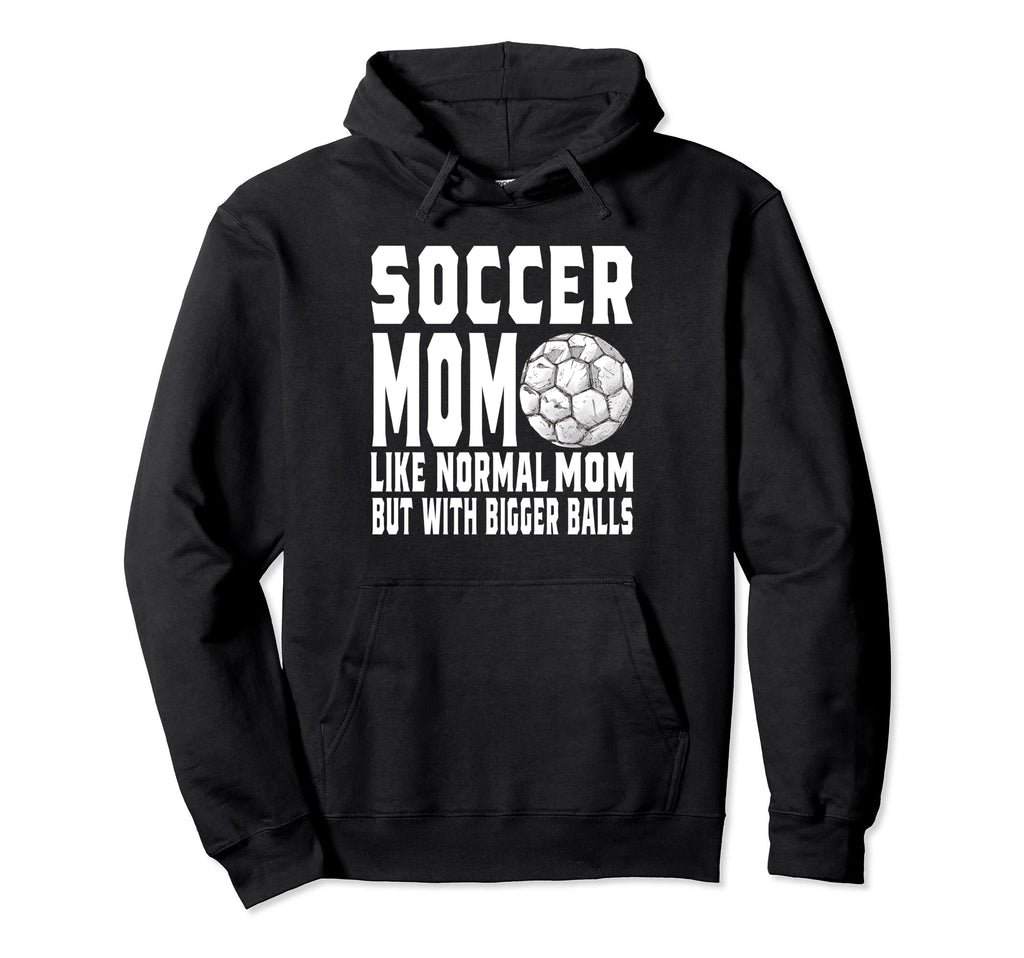 Soccer Mom Game Day Soccer Lovers Hoodie - Minimalist Print Men Women - T-Shirt, Sweatshirt, Hoodie