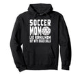 Soccer Mom Game Day Soccer Lovers Hoodie - Minimalist Print Men Women - T-Shirt, Sweatshirt, Hoodie