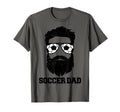 Soccer Dad Funny Messy Hair Beard T-Shirt - Minimalist Print Men Women - T-Shirt, Sweatshirt, Hoodie