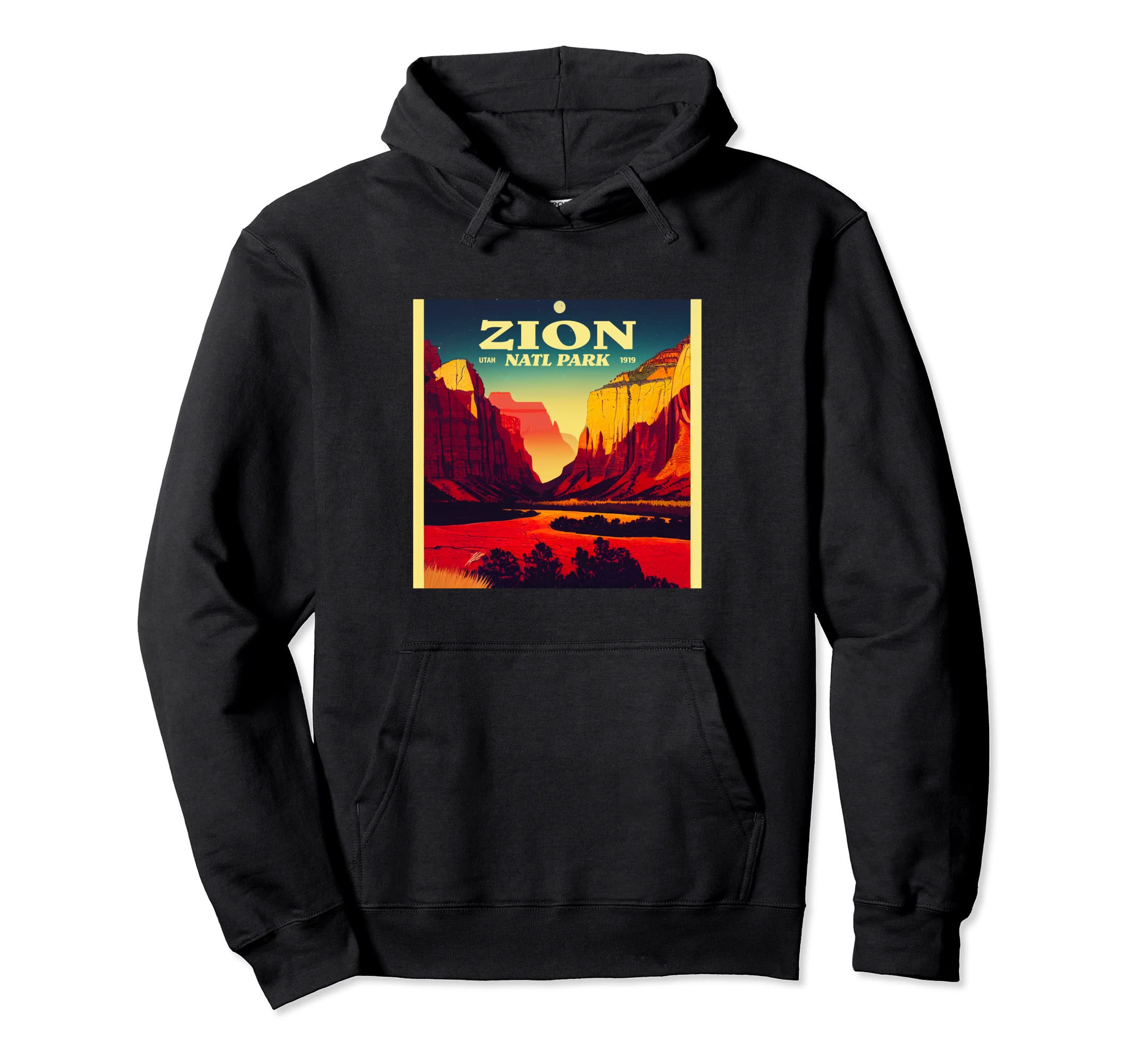 Zion Utah Zion National Park Hoodie - Streetwear Style Men Women - T-Shirt, Sweatshirt, Hoodie
