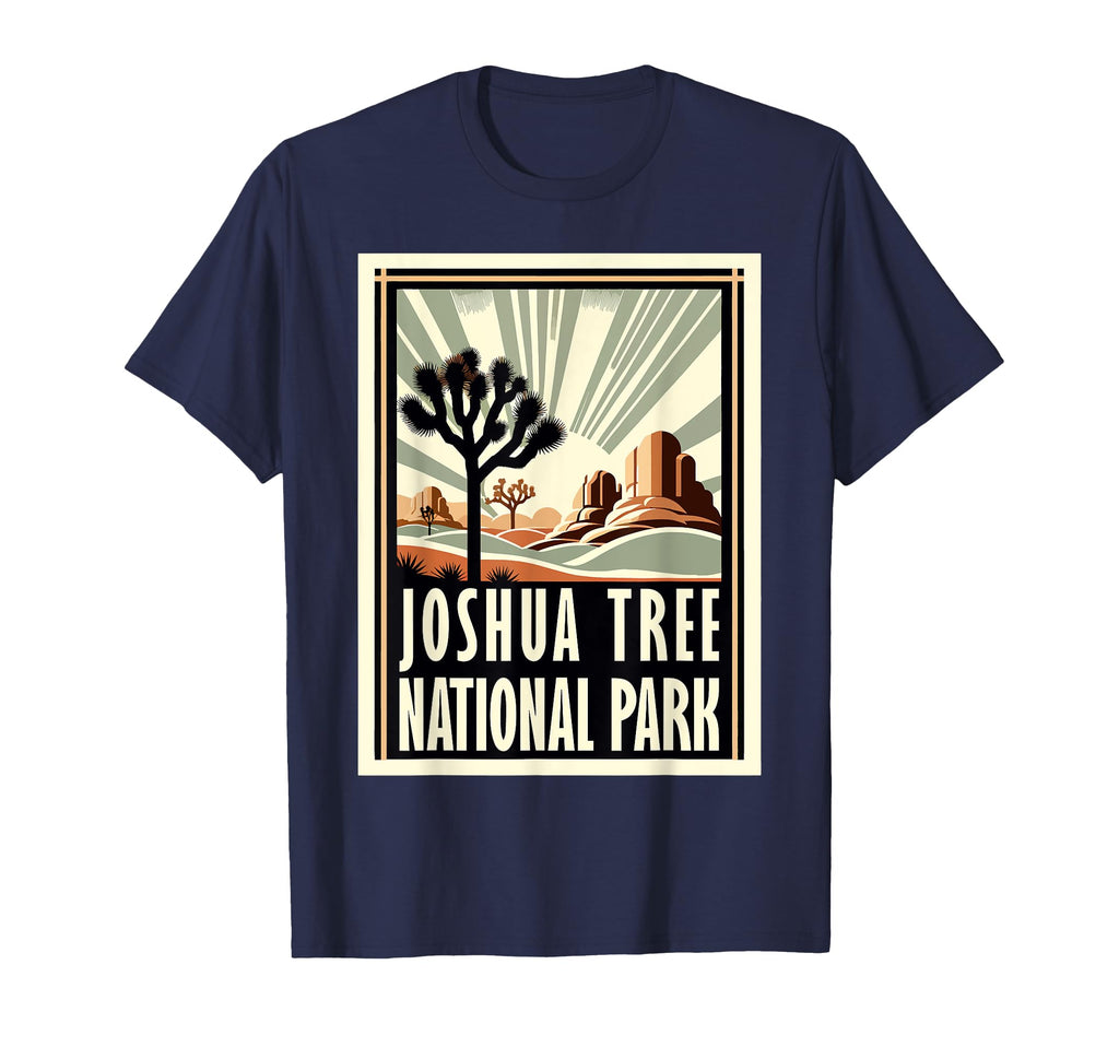 Joshua Tree National Park Hiking T-Shirt - Custom Art Print Men Women - T-Shirt, Sweatshirt, Hoodie