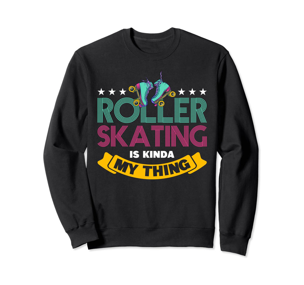 80S Roller Skating Rollerskate Sweatshirt - Aesthetic Graphic for Adults - T-Shirt, Sweatshirt, Hoodie