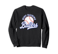 Busy Raising Ballers Baseball Mom Dad Sweatshirt - Graphic Print Men Women - T-Shirt, Sweatshirt, Hoodie