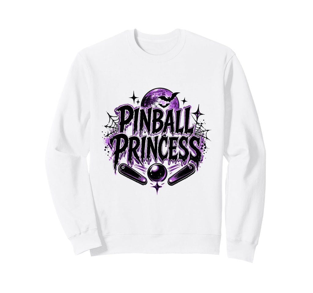 Pinball Princess Machines Funny Sweatshirt - Minimalist Print Men Women - T-Shirt, Sweatshirt, Hoodie