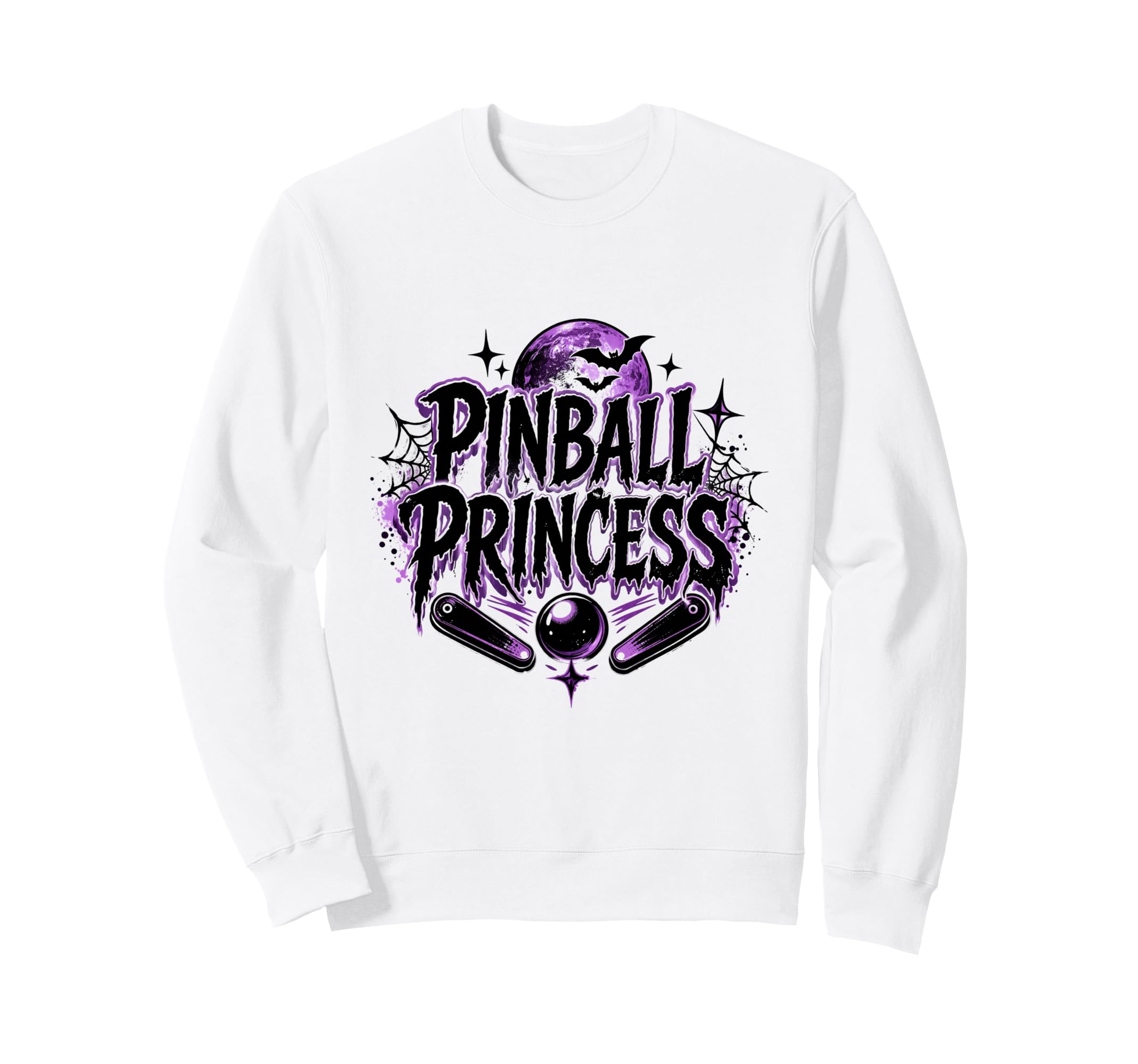 Pinball Princess Machines Funny Sweatshirt - Minimalist Print Men Women - T-Shirt, Sweatshirt, Hoodie