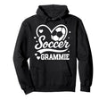 Soccer Grammie Heart Love Soccer Player Hoodie - Minimalist Print Men Women - T-Shirt, Sweatshirt, Hoodie