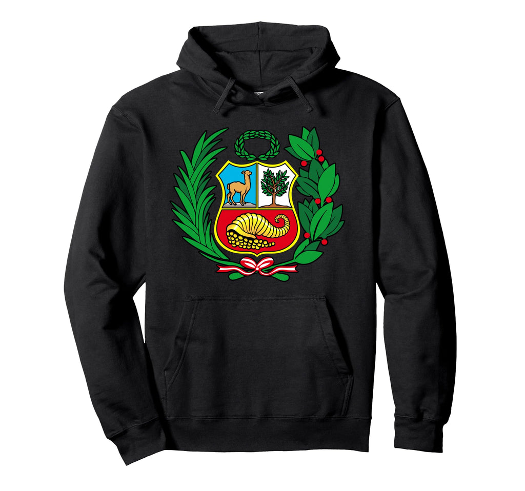 Peru Coat Arms Lima Cusco Peruvian Inca Hoodie - Trendy Graphic Men Women - T-Shirt, Sweatshirt, Hoodie