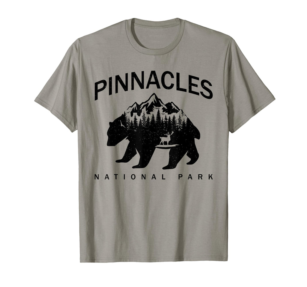 Pinnacles National Park Bear T-Shirt - Fun Novelty Design for Adults - T-Shirt, Sweatshirt, Hoodie