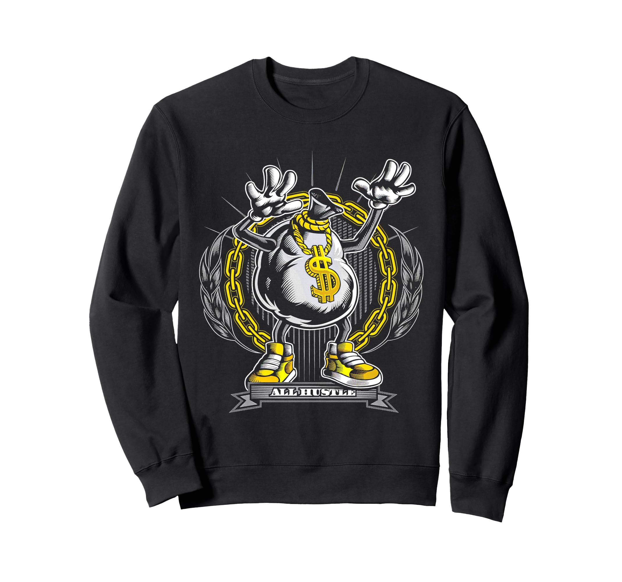 Gangster Hiphop Old School Sweatshirt - Casual Everyday Wear for Adults - T-Shirt, Sweatshirt, Hoodie