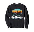 Badlands National Park Bison Sweatshirt - Streetwear Style for Adults - T-Shirt, Sweatshirt, Hoodie