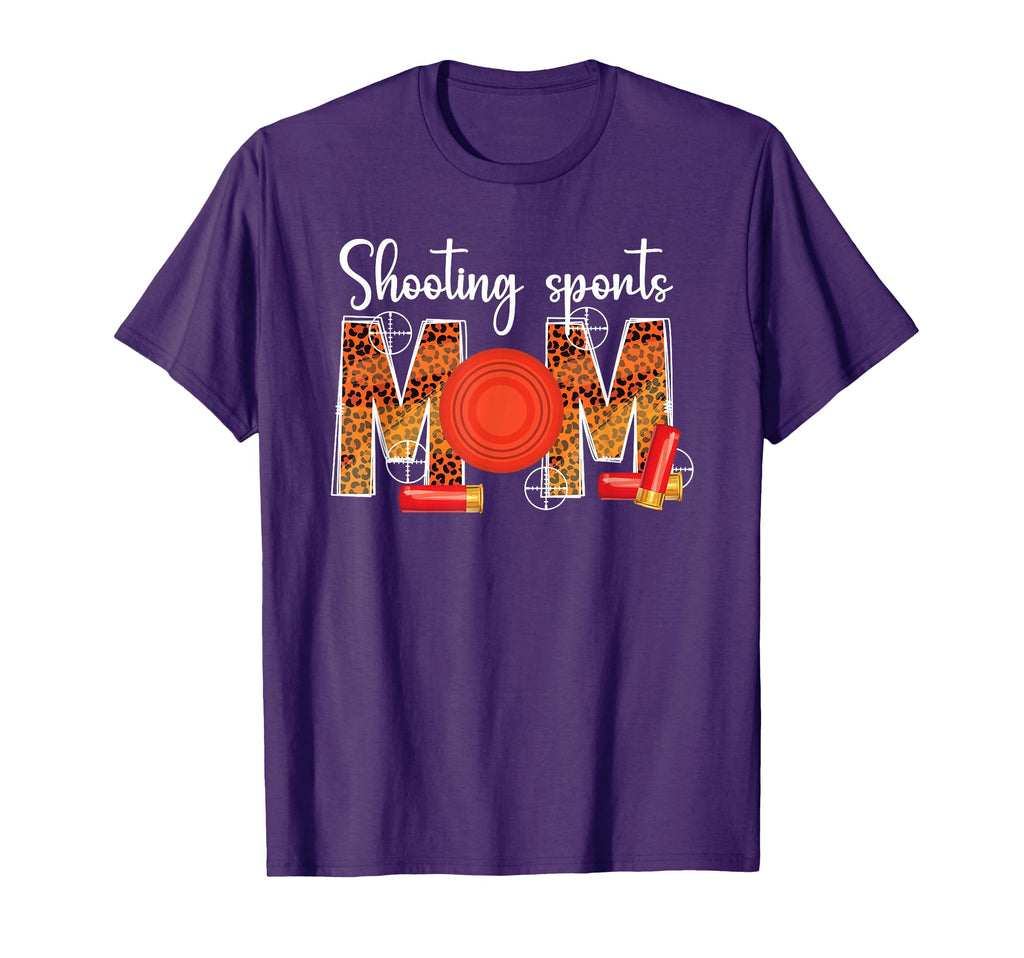 Shooting Sports Mom Leopard Shooting T-Shirt - Streetwear Style for Adults - T-Shirt, Sweatshirt, Hoodie