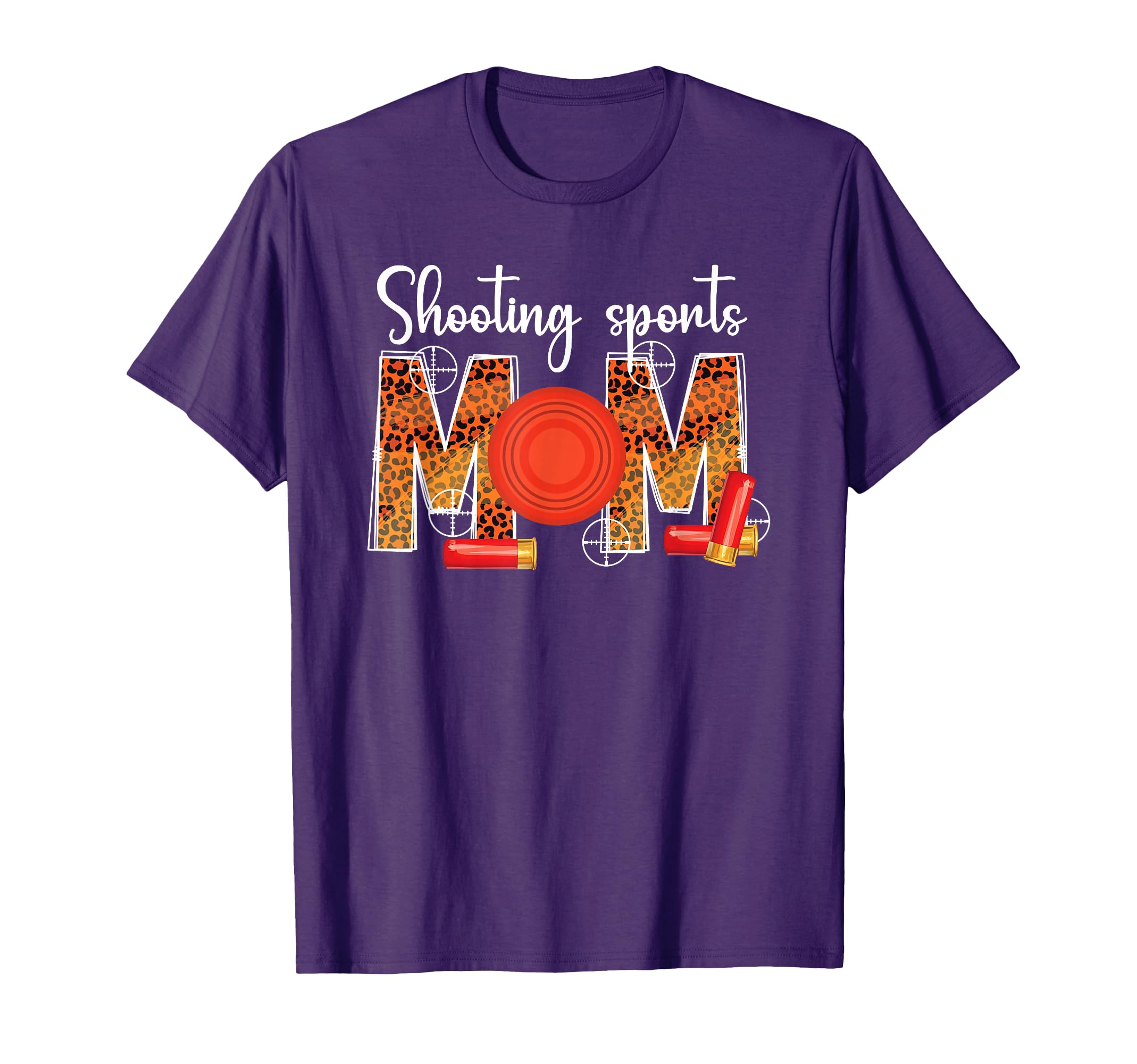 Shooting Sports Mom Leopard Shooting T-Shirt - Streetwear Style for Adults - T-Shirt, Sweatshirt, Hoodie