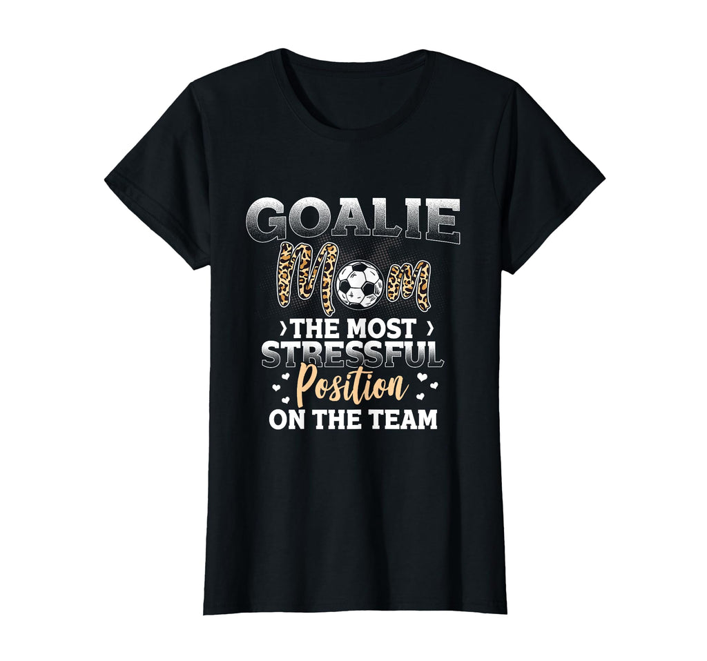Soccer Lover Leopard Pattern Soccer Mom T-Shirt - Streetwear Style Unisex - T-Shirt, Sweatshirt, Hoodie