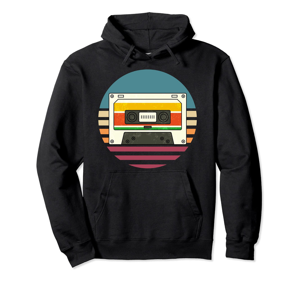 Cassette 80S Music Lover Musician Tape Hoodie - Streetwear Style Unisex - T-Shirt, Sweatshirt, Hoodie