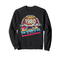 1980 Birthday Cassette Tape Sweatshirt - Casual Everyday Wear for Adults - T-Shirt, Sweatshirt, Hoodie