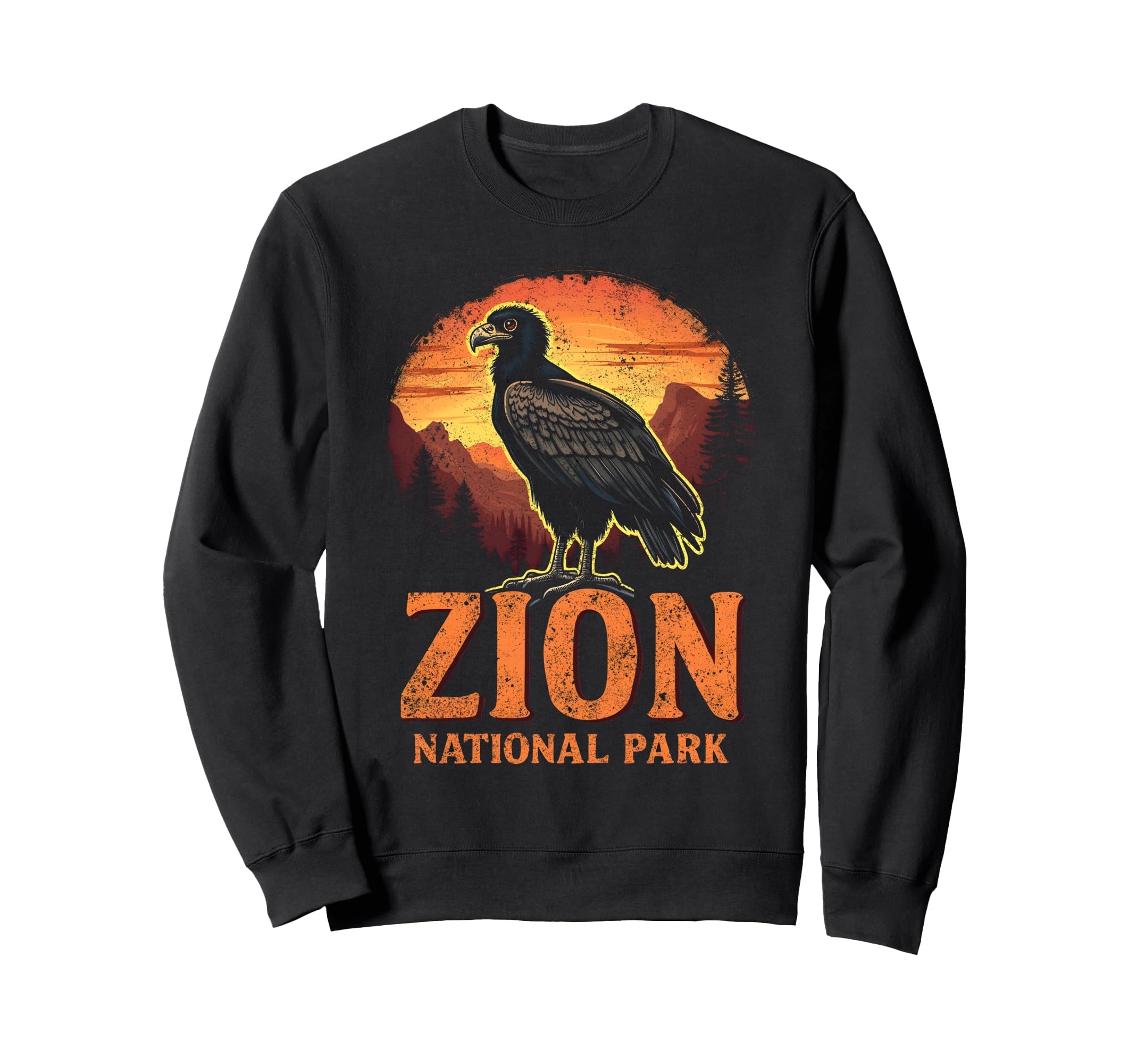 Zion National Park Condor Hiking Sweatshirt - Streetwear Style for Adults - T-Shirt, Sweatshirt, Hoodie