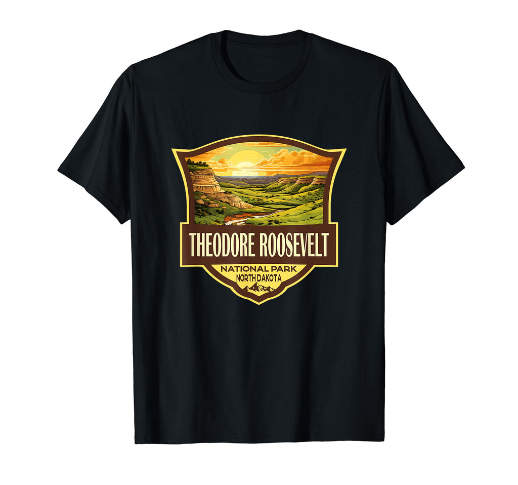 Theodore Roosevelt National Park T-Shirt - Minimalist Print Men Women - T-Shirt, Sweatshirt, Hoodie