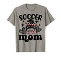 Soccer Mom Mama Messy Bun Soccer T-Shirt - Trendy Graphic Men Women - T-Shirt, Sweatshirt, Hoodie