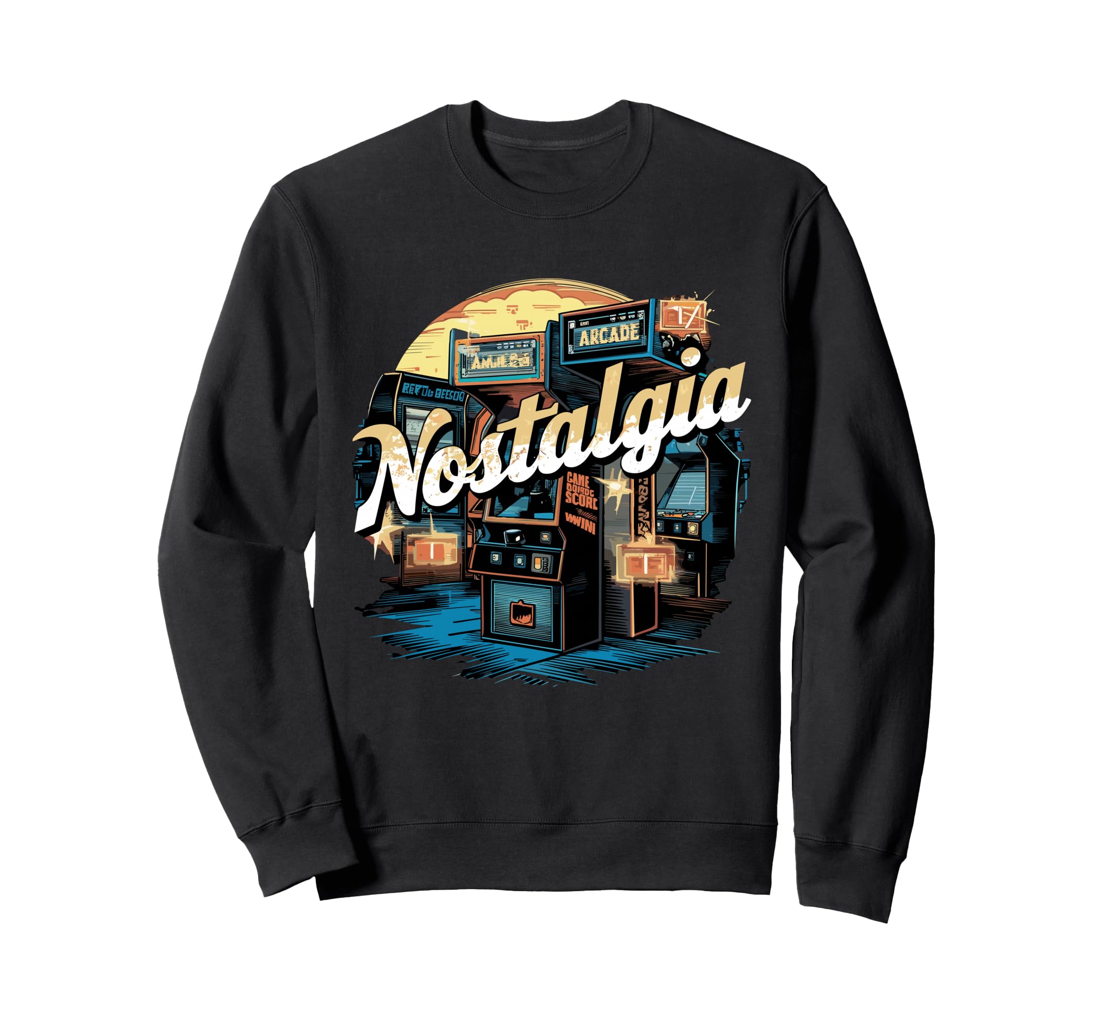 Arcade Gaming Video Game Nostalgi Sweatshirt - Novelty Apparel Men Women - T-Shirt, Sweatshirt, Hoodie