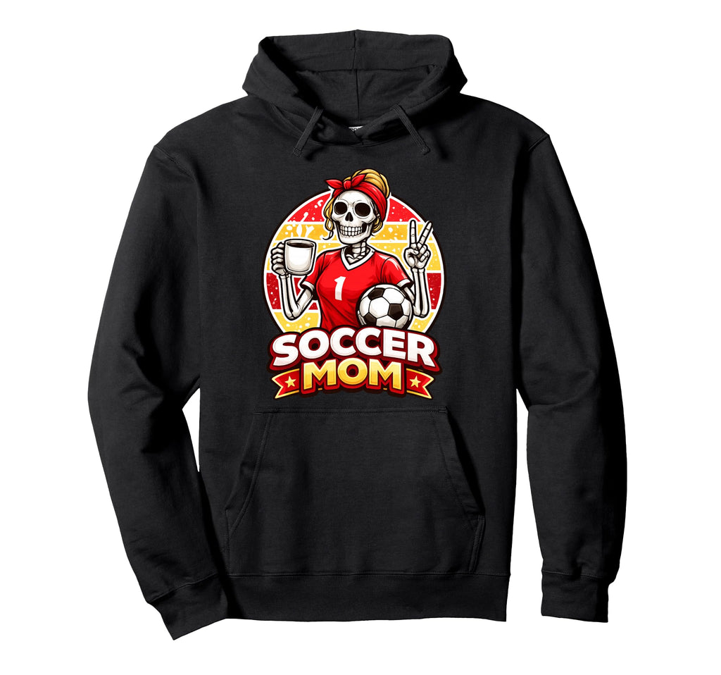Soccer Mom Game Day Coffee Lover Hoodie - Aesthetic Graphic for Adults - T-Shirt, Sweatshirt, Hoodie