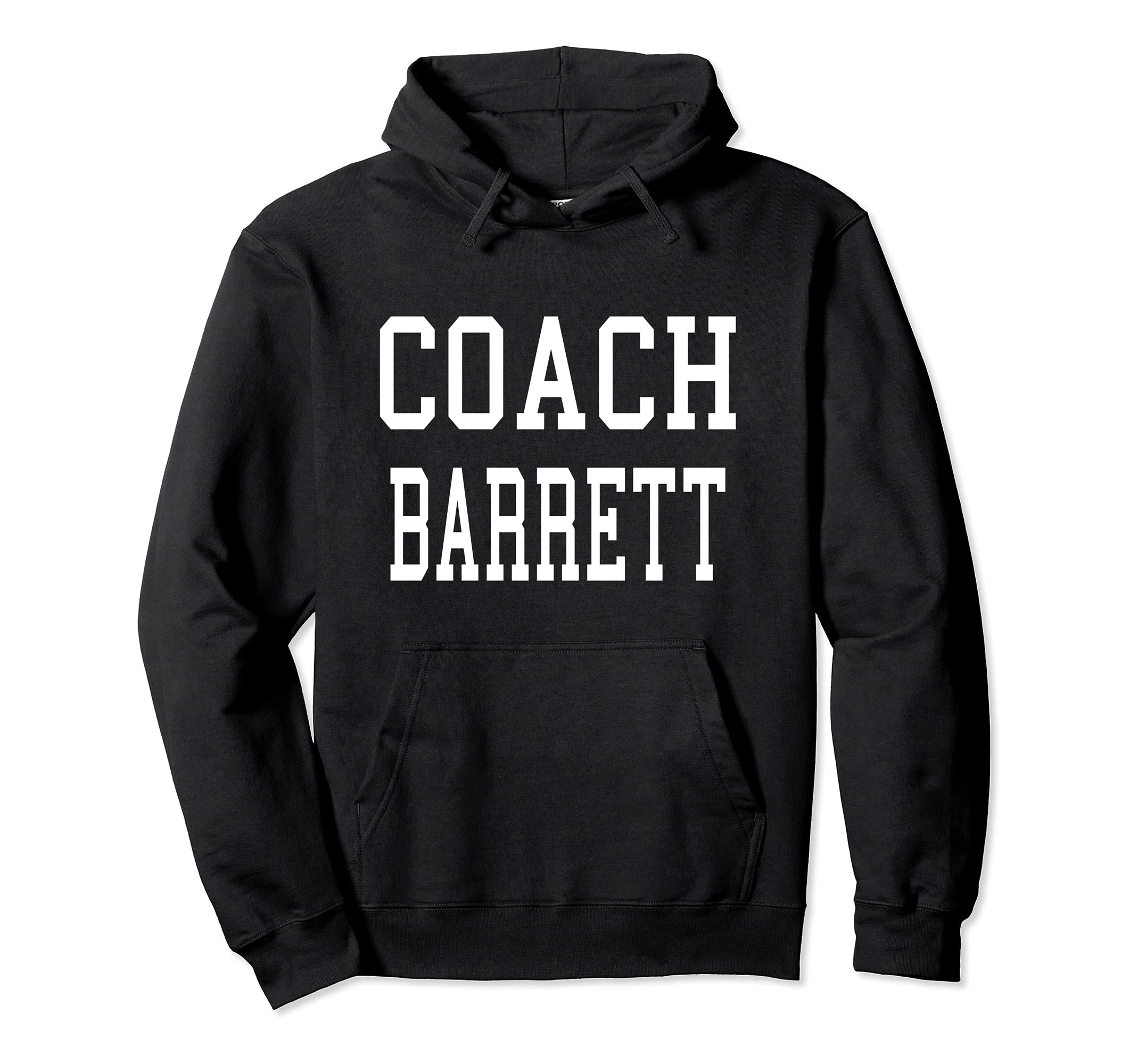Coach Barrett Custom Football Soccer Hoodie - Minimalist Print Unisex - T-Shirt, Sweatshirt, Hoodie