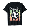 Soccer Aunt Sports Lover Player T-Shirt - Minimalist Print Men Women - T-Shirt, Sweatshirt, Hoodie